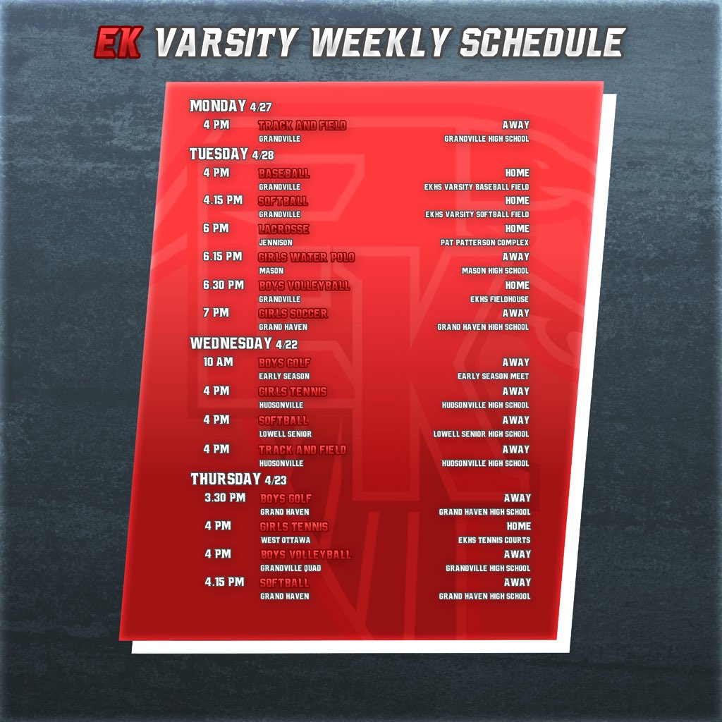 East Kentwood Athletics tweet media