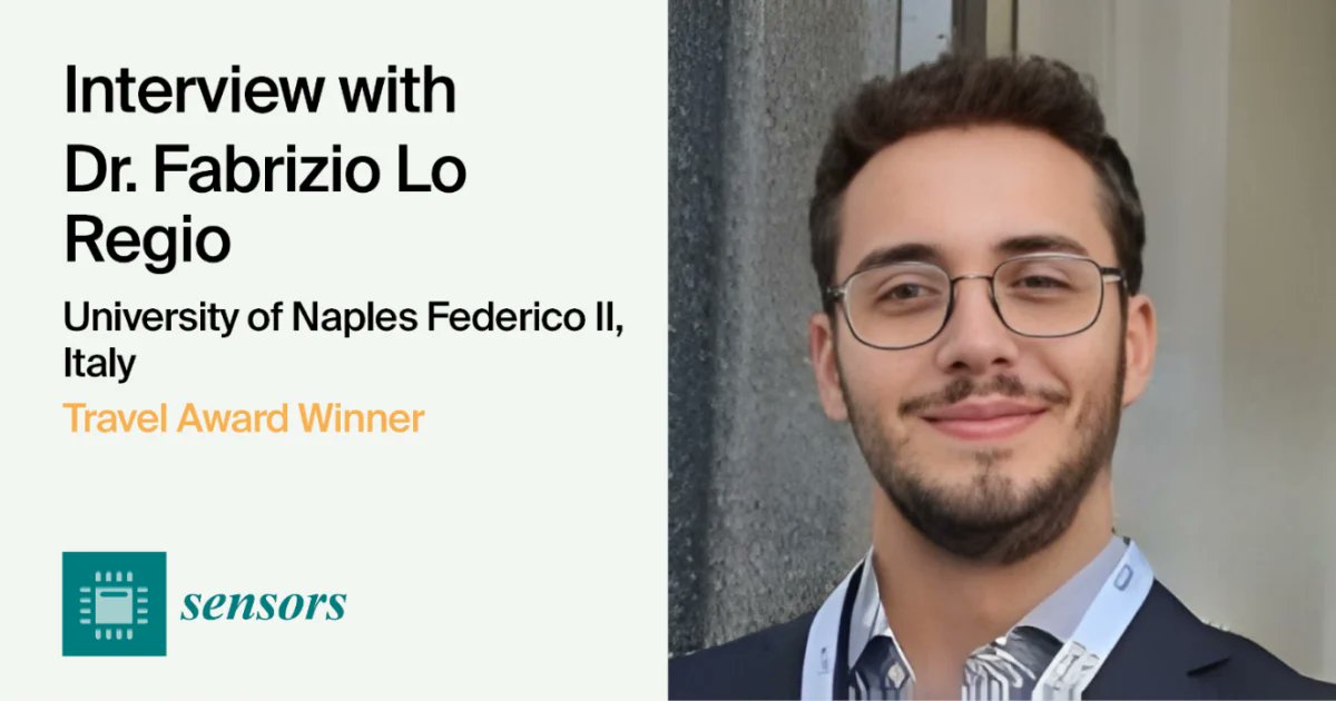 Sensors_MDPI's tweet image. Dr. Fabrizio Lo Regio (2026 #Sensors Travel Award Winner) on innovation:
"The most profound impacts are made at the intersection of disciplines, where synthesis stimulates true innovation."

Read his interview on #QuantumSensing &amp;amp; #QuantumML 👇
mdpi.com/about/announce…