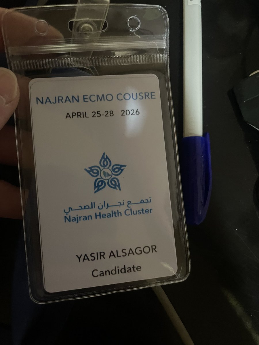 Yas_Surgery's tweet photo. مبسوط لحضوري في أفضل واجمل الكورسات للايكمو في نجران…
ممتع ومفيد وقوي..
ECMO course in Najran .. #ecmo #elso https://t.co/lmvroqI4hd