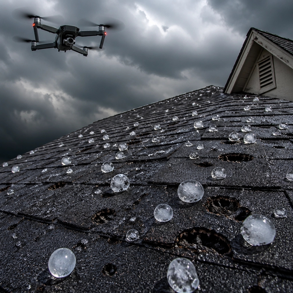 PublicadjFl's tweet image. Stop letting insurance companies use blurry drone photos to deny your hail and wind claims. Grainy pics don’t show the real damage your customers face. We fight the carriers to get you paid. Call NPA Adjusting today! #realtalk #hustle #roofing #publicadjuster