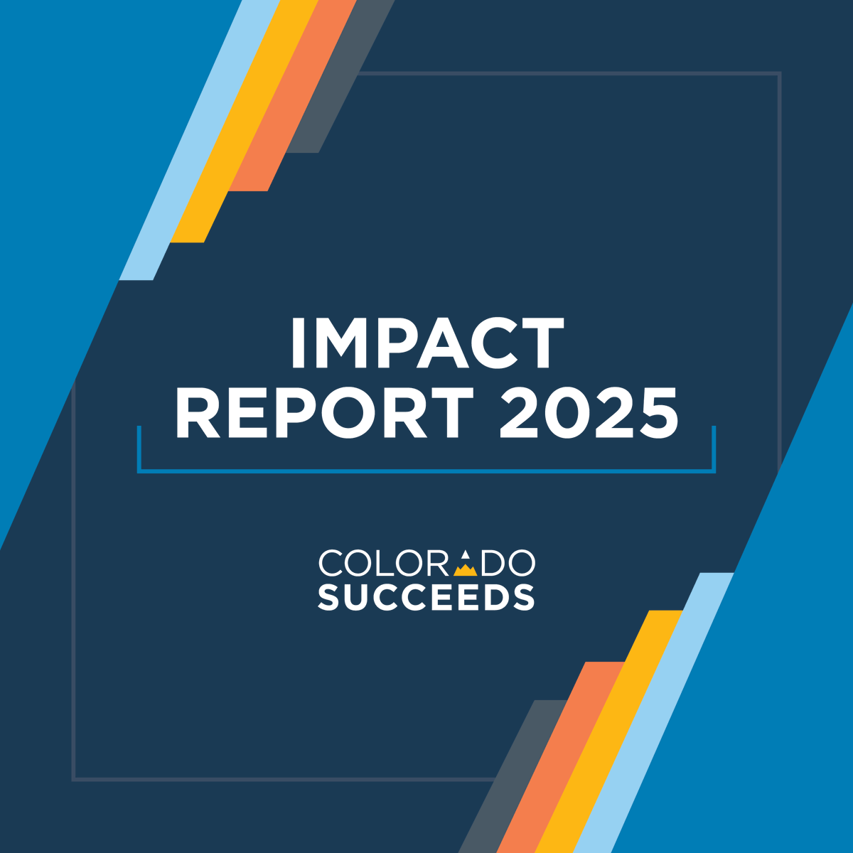 COSucceeds's tweet photo. ICYMI: Colorado Succeeds released our 2025 Impact Report. The report highlights progress across policy, school partnerships, and employer-led talent strategies in industries such as construction, advanced manufacturing, and life sciences. Read the report: https://t.co/Q5lnP5YzXE https://t.co/zJztYAeVnN