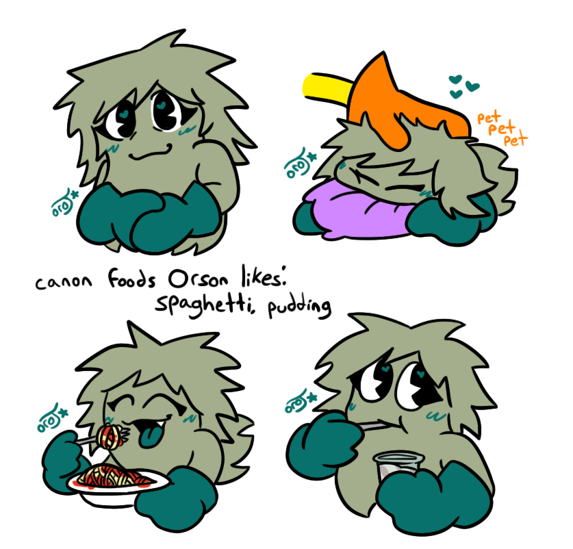 oro_junestar's tweet image. orson but floofy :3 #pacman #orson