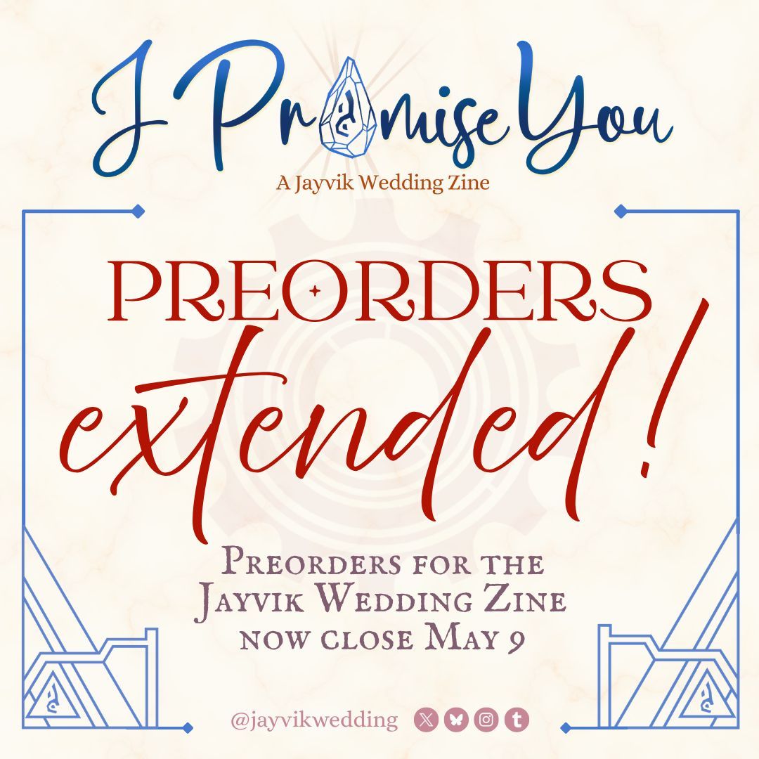 I Promise You: A Jayvik Wedding Zine tweet media