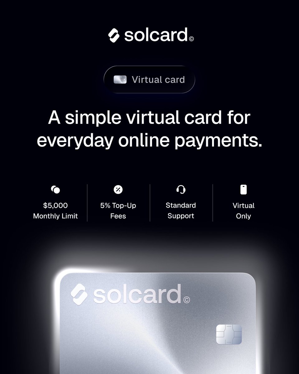 SolCard tweet media