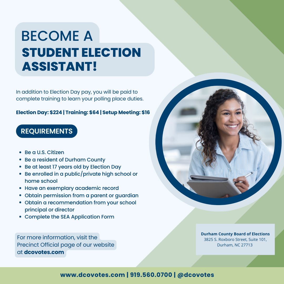 Durham County Board of Elections tweet media
