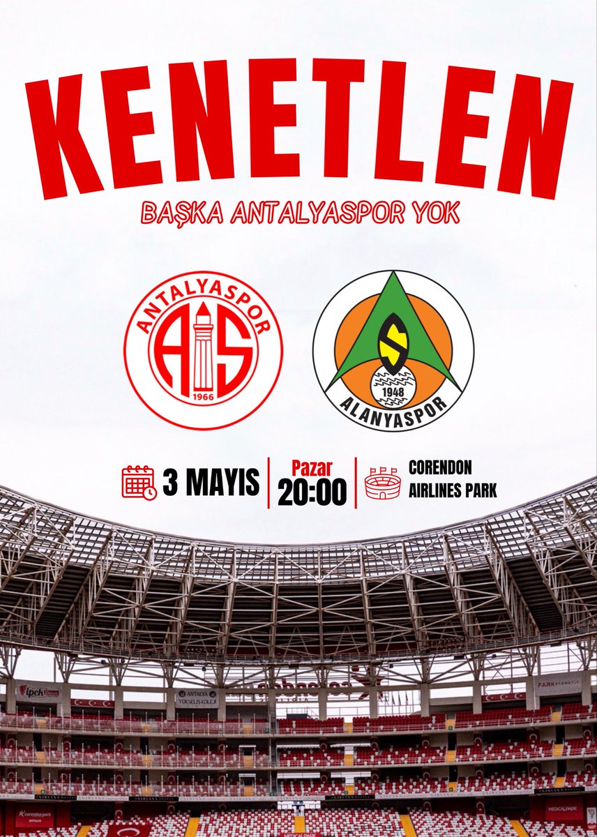 KENETLEN! Başka Antalyaspor Yok.
