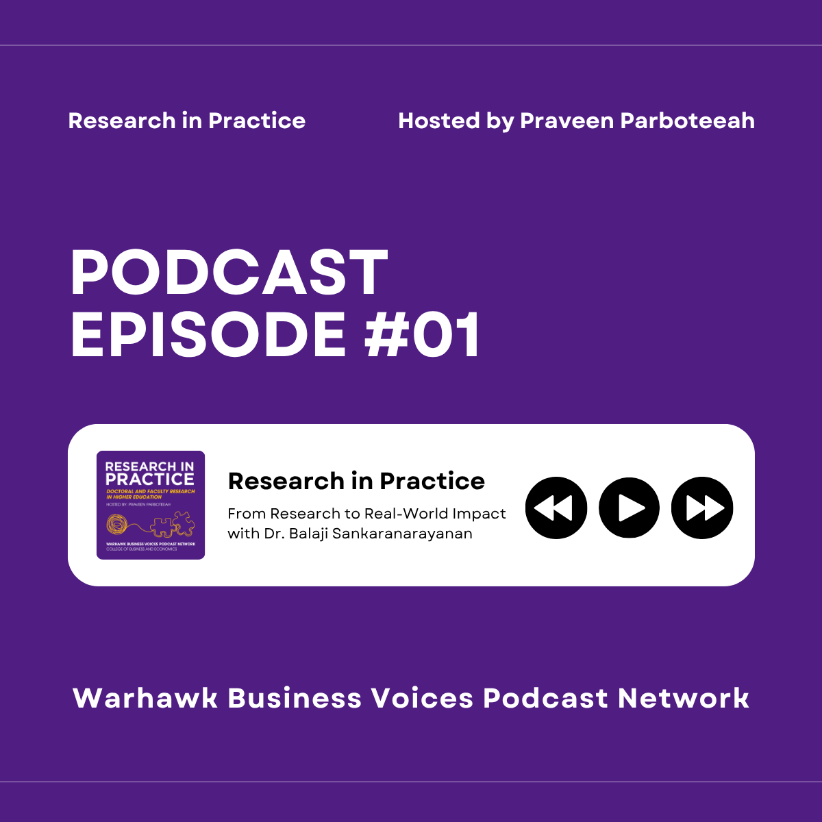 UWWCoBE's tweet image. We’re excited to share the latest episodes across our podcast network:

🔍NEW SHOW: Research in Practice – Episode 1
💡Innovation Exchange – Episode 3
✈️Flight Paths – Episode 2

Listen to all episodes here: uww.edu/cobe/podcasts

#WarhawkBusinessVoices #PodcastNetwork