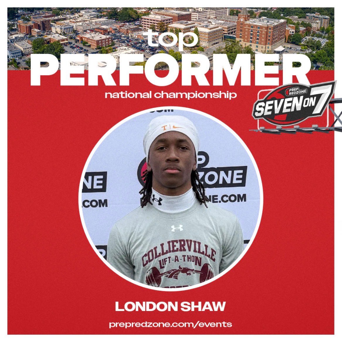 LondonShaw_'s tweet photo. Had a great time @PrepRedzone nationals in Cartersville,Ga @CoachJoeRocconi @CoachLoganJohns @coachsauce__ @CSmithScout @247recruiting @southeast7v7 @RivalsHS @otaylor1911 @CHSDragonFB https://t.co/QoCs9VymLe