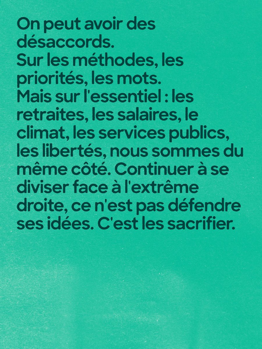 Maintenant décidons ! ✊ tweet media