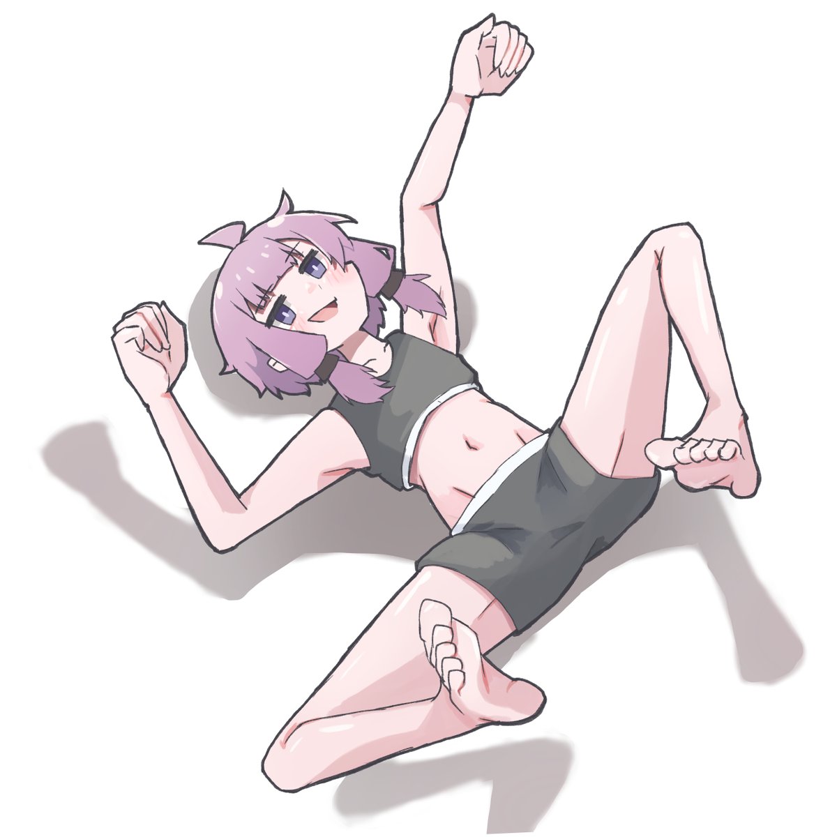 アクションフィギュアが死にかけの虫みたいな体勢で転がってたから
それ参考にゆかりさんrkgk 