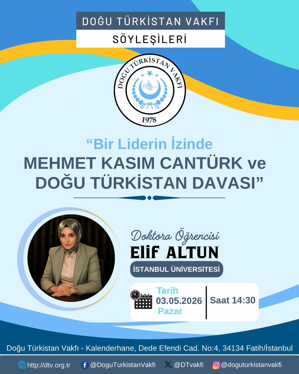 Doğu Türkistan Vakfı tweet media