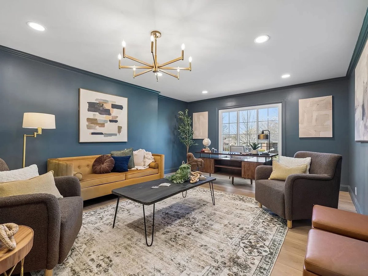 Just because a room looks amazing doesn't mean it had to cost a fortune. I bought this sofa specifically for this project but I know it will be the star of the show in many other ones! Not sponsored, just sharing a piece we loved using. webbhomestaging.com