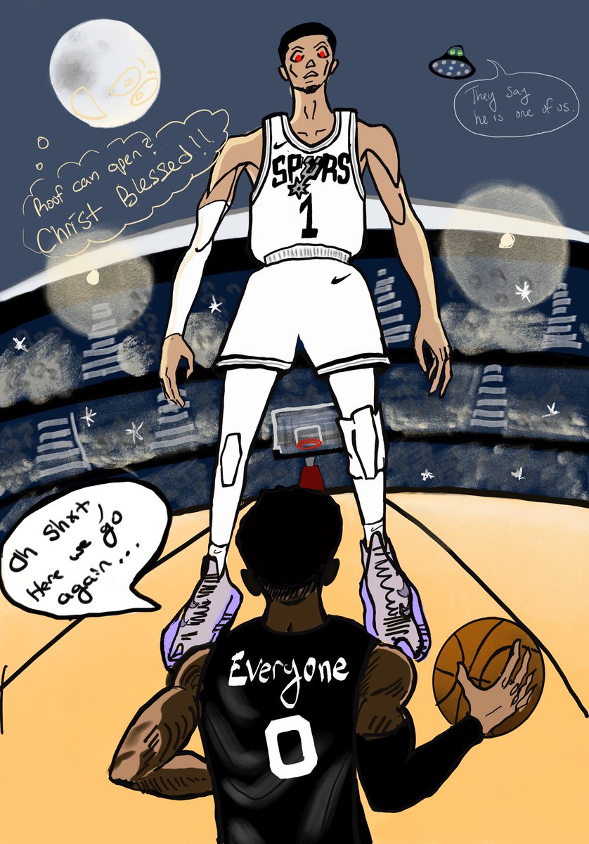 zmasterx7's tweet image. Cheat code!

#spurs #wemby #nba #nbaplayoffs #doodles