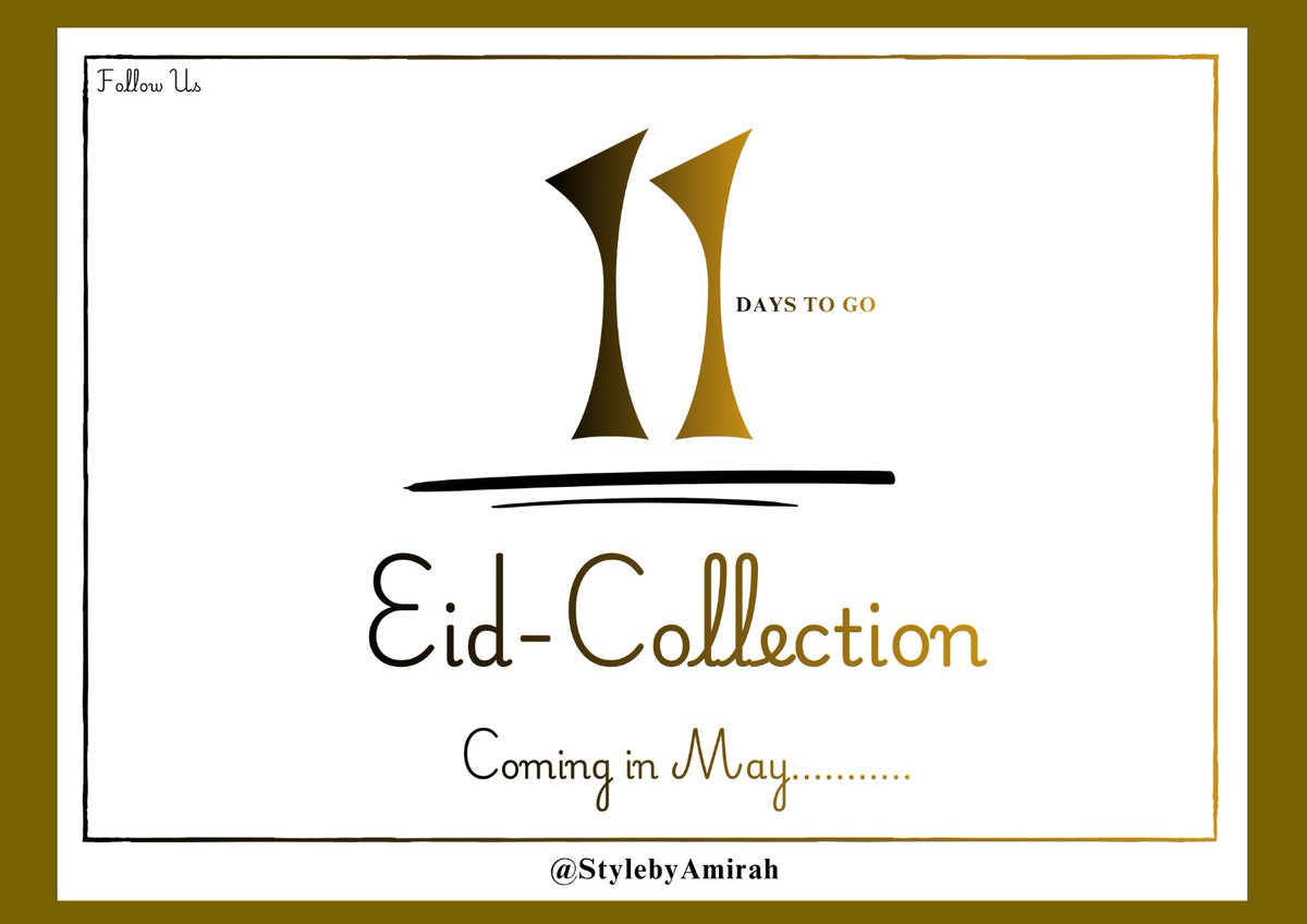 stylebyAmirah's tweet image. For the woman who doesn’t need to compete to stand out.
For the one who understands that elegance is a language.
This collection speaks fluently.
11 days to go.
#Eidcollection #Comingsoon