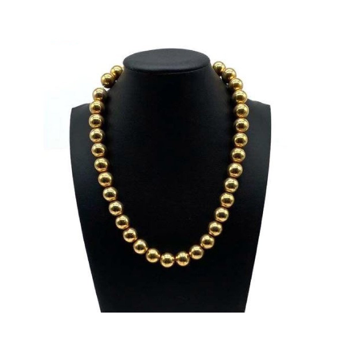 JunkYardBlonde's tweet image. Vintage Sarah Coventry Gold Tone Chain 12mm Beads Choker Necklace up to 18" L tuppu.net/5943f6f4 #JunkYardBlonde #Etsy #GoldBeadNecklace