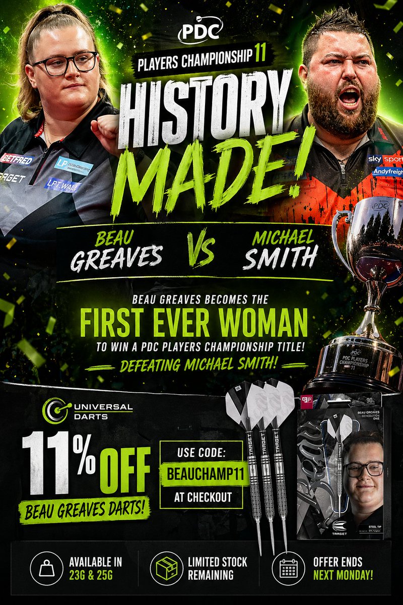 Universal Darts tweet media