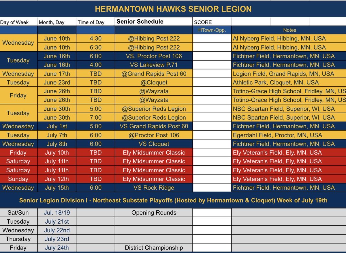 HermantownP71's tweet image. Our schedule is set! Plenty of district games and some good competition in Wayzata and the Ely Tournament! #GoHawks