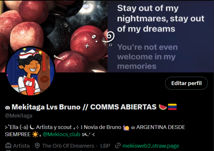 ๑ Mekitaga Lvs Bruno // COMMS ABIERTAS 🍉🇻🇪 tweet media