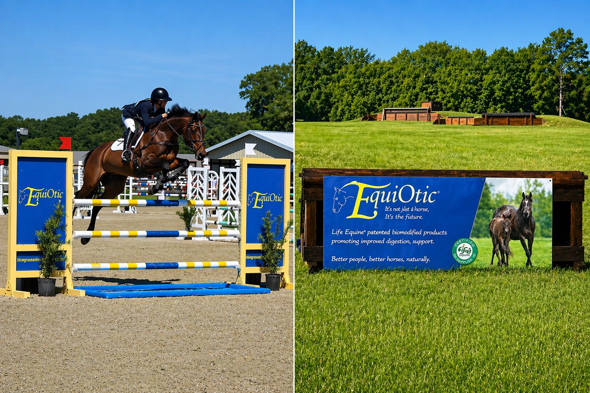 BluegrassAnimal's tweet image. We love to see the Equiotic jumps at the Florida Horse Park!  #Horse #Horses