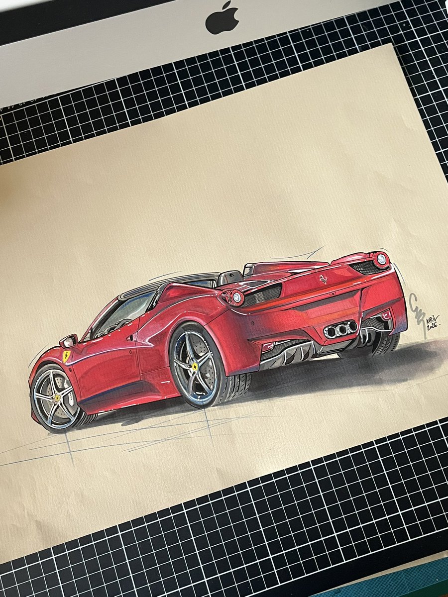 GrgoryR's tweet image. Ferrari 458 Spyder
Format A3
GrégoryRonot©️

Illustration vendue 

#ferrari #dessin #art #frenchartist #italia 

@ItaliAuto @FerrariUSA @aut0mob @vividcloudofwat @alfamale87