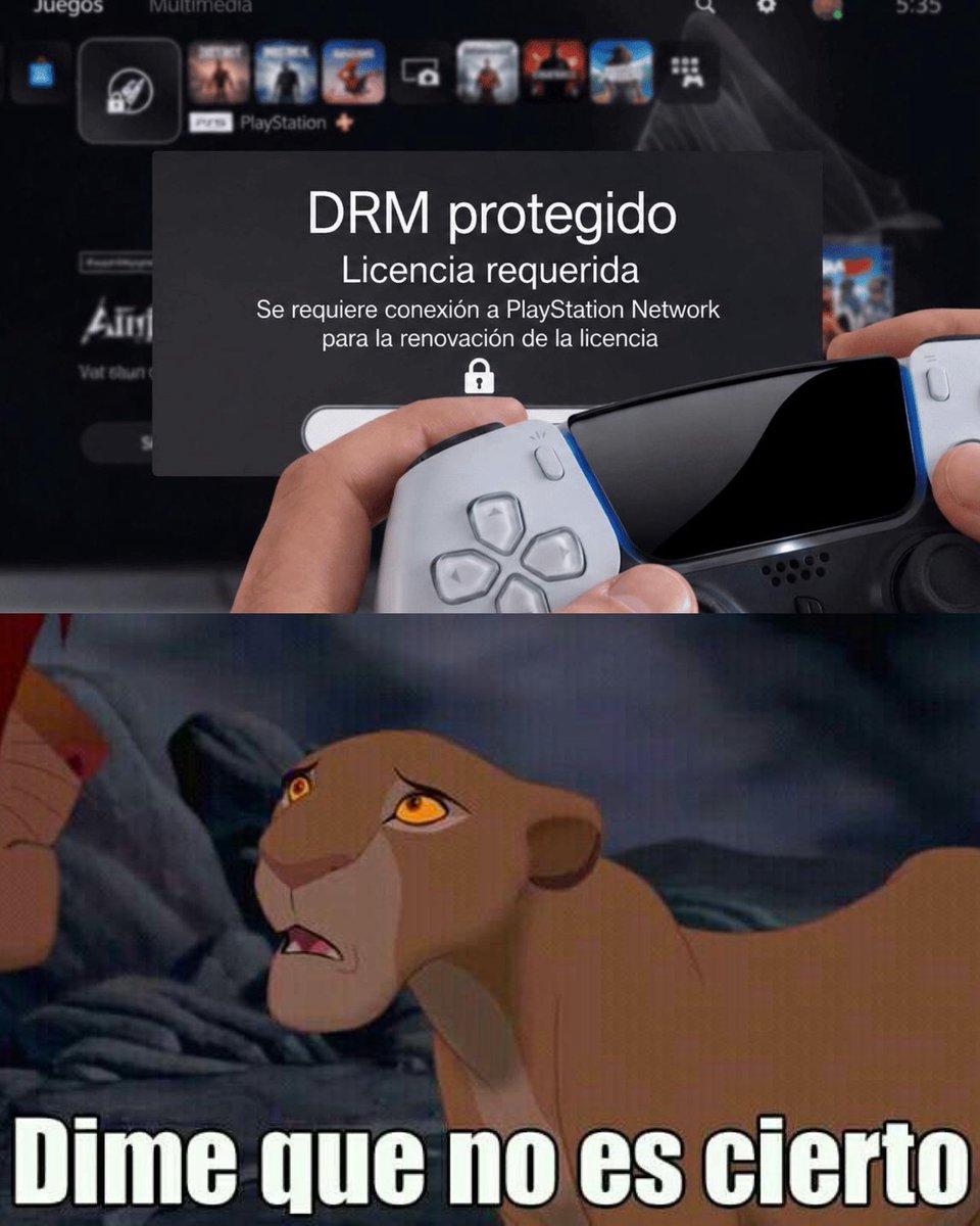 LevelUPcom's tweet image. ¿TUS JUEGOS TIENEN FECHA DE CADUCIDAD? 😱 La comunidad gamer está sumamente preocupada luego de que se hiciera viral que #Sony parece haber implementado un sistema #DRM en #PlayStation 5 y #PS4.