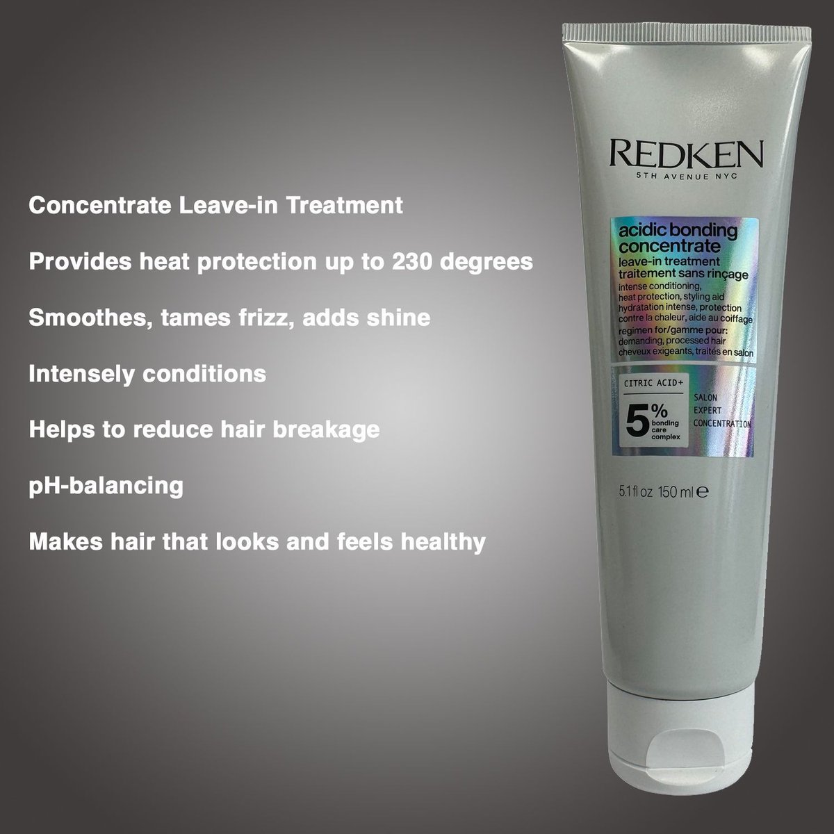 sbsuk's tweet image. Strengthen &amp;amp; protect your hair with Redken Acidic Bonding Leave-In.

An all-in-one treatment that repairs damage, reduces breakage, controls frizz &amp;amp; adds shine—plus heat protection up to 230°C.

Only £33.00
Shop: sbs-uk.net/redken/

#Redken #HairRepair #BondRepair #HairCare