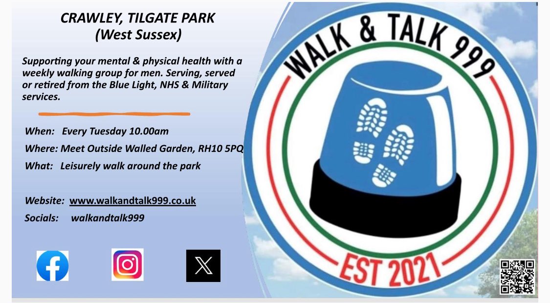 smudger0122's tweet photo. Reminder of our weekly Tuesday walk at Tilgate Park 10am, Crawley West Sussex.
Meet entrance to Walled Garden.

Supporting Mens Mental &amp; Physical health who are serving, served or retired from the Bluelight &amp; Military.

For Info about out 22 UK walks:
https://t.co/bkCq1azmrQ https://t.co/GbVvdfDVly