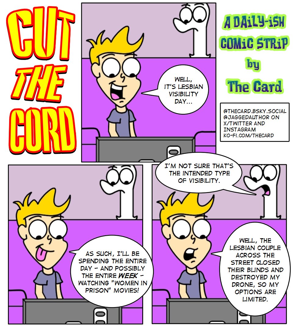 New comic! Wherein Cord strives for visibility.