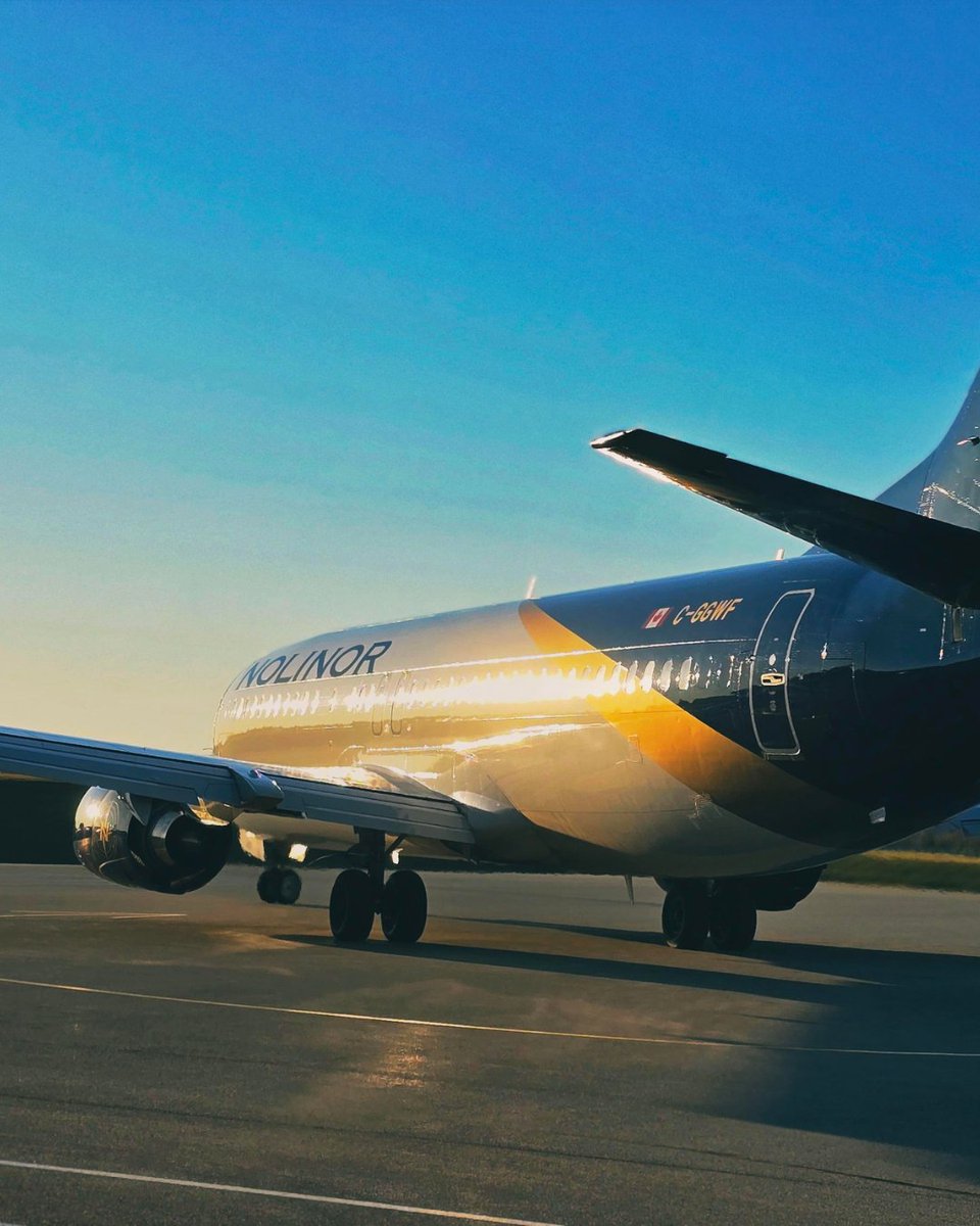 nolinoraviation's tweet photo. To start your day off right. 😘

📸 Donovan Gobeil-Proulx

#Nolinor #Plane #Boeing #Aircraft #AvGeek https://t.co/QMlD39XXv1
