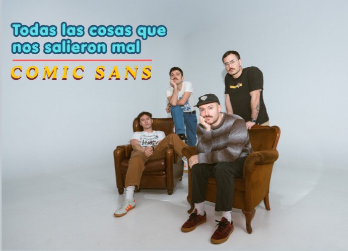 musicacronica's tweet photo. #todaslascosasquenossalieronmal (@bcoredisc 2026) es el espléndido nuevo álbum de los donostiarras #comicsans 🙌 Disfrútalo junto a nuestra #reseña 👌👇#midwestemo #donostia > https://t.co/mcLceX3GyU https://t.co/6KZCQJOtfh
