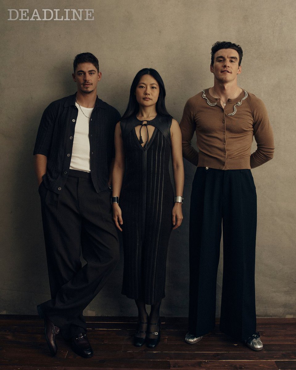 ‘YOUNG SHERLOCK’ stars Hero Fiennes Tiffin, Zine Tseng and Dónal Finn at the Deadline contenders TV portrait studio 📸