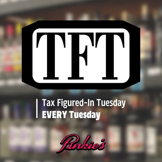 pinkiesliquor's tweet image. Stop by for Tax Figured-In Tuesday!
Save money on your favorites!
🍺🍷🥃 #Beer #Wine #Spirits
