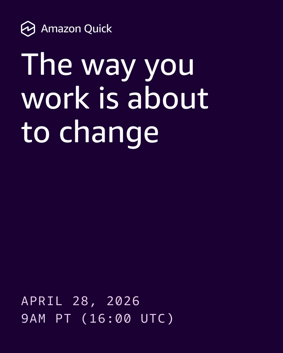 Amazon Quick tweet media