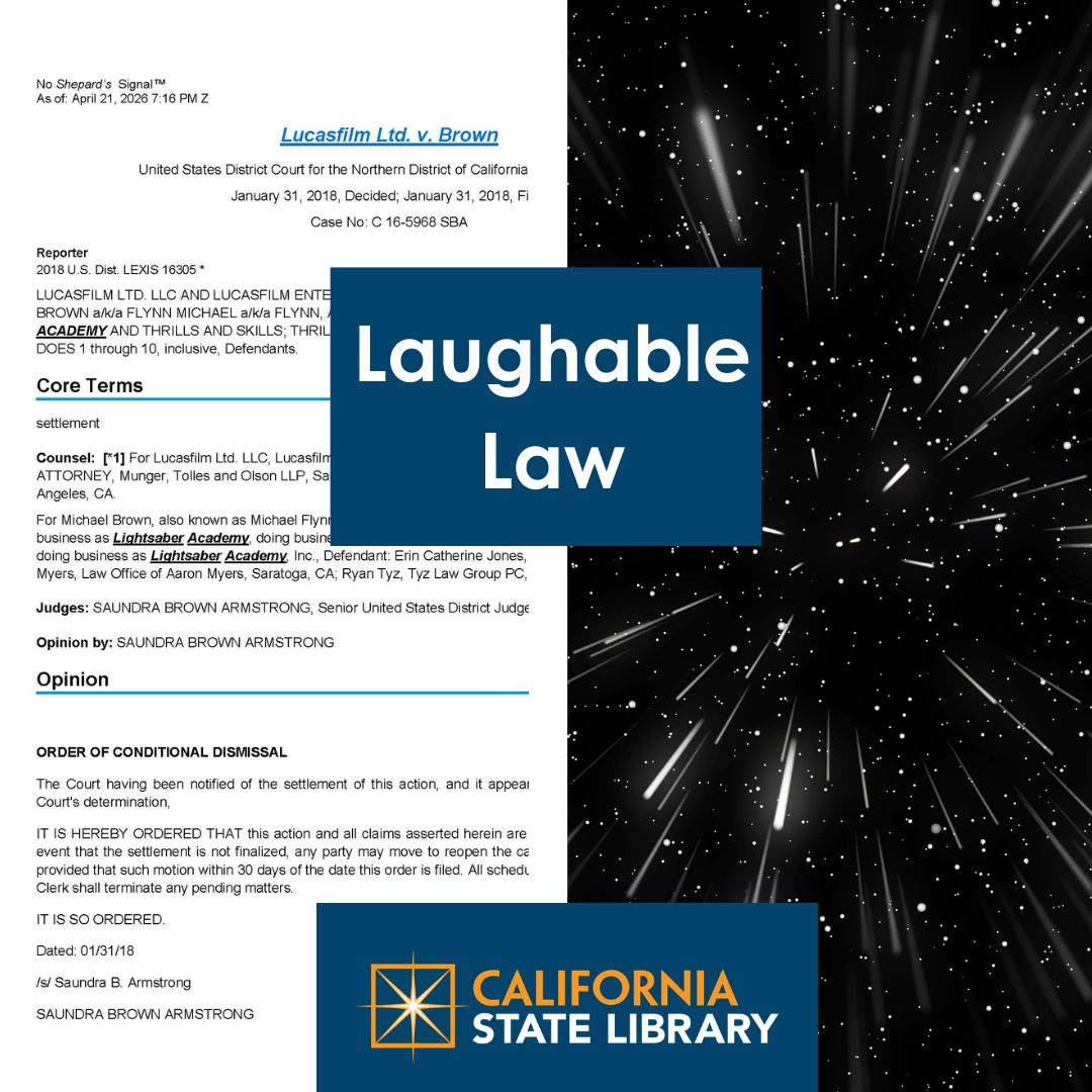 CA State Library tweet media