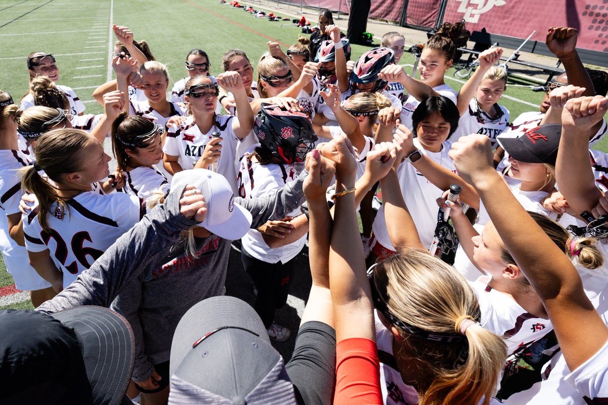 AztecLacrosse's tweet photo. Thank you for your support all season long, Aztec Nation! ❤️🖤 https://t.co/K7UqDpjOY2