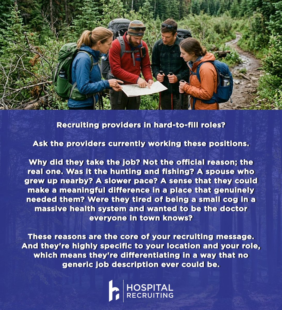 HospRecruiting's tweet image. If you're struggling to fill your open provider opportunities, start by asking current physicians what made them take the job.

hospitalrecruiting.com/blog/9548/in-m…

#recruitment #physicianjobs #recruiting #jobboard