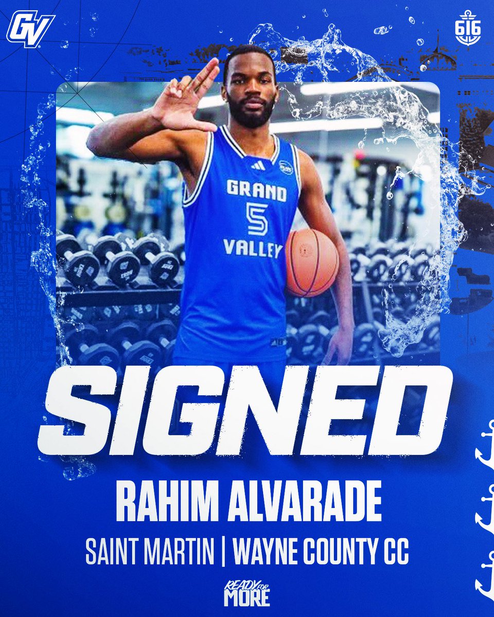 gvsubasketball's tweet photo. SIGNED ✍️

Rahim is officially a Laker! Welcome to the GVSU basketball family!

#AnchorUp | #ReadyForMore | #LetsGetThisWork https://t.co/1dfOUbh1bc