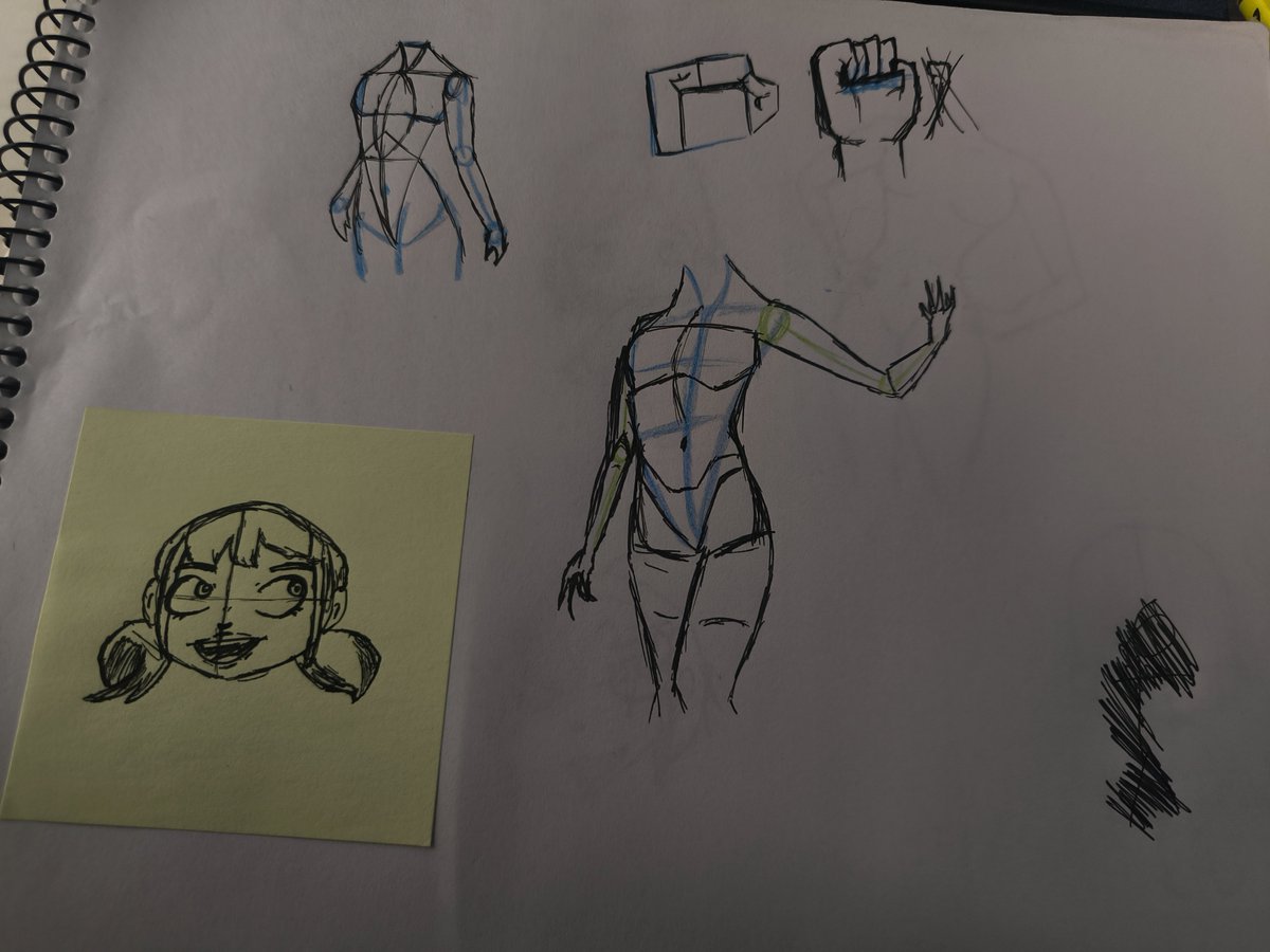 Floooo50's tweet photo. Bueno, esto únicamente lo habia hablado con mi hermana y mi mejor amiga, de que he intentado aprender a dibujar.
Aun me falta bastante por aprender pero creo que por fin siento animo de hacerlo genuinamente, y en un punto dejar de usar IA 
Los chibis ya me medio salen :D https://t.co/5GsUigLXjT