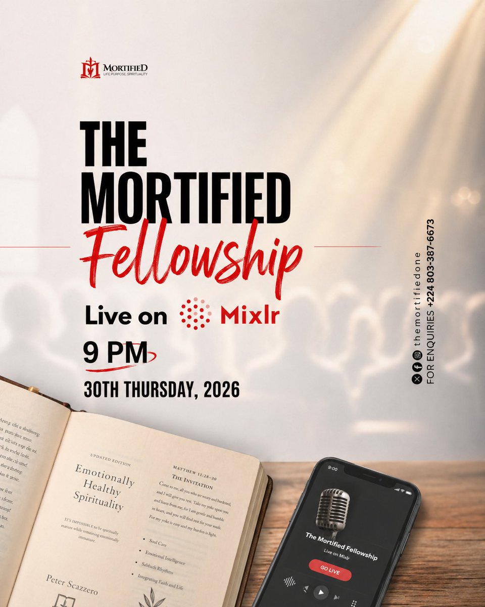 The Upper Room - Your Place of Making

Lay aside the noise.
Step away from the distractions.
Come into fellowship with the brethren.
In this room, we wr!
Until Christ is fully formed in us.
Who is ready to behold?

Click the link below to pen your name
forms.gle/4hfXaqHJHJCa7T…