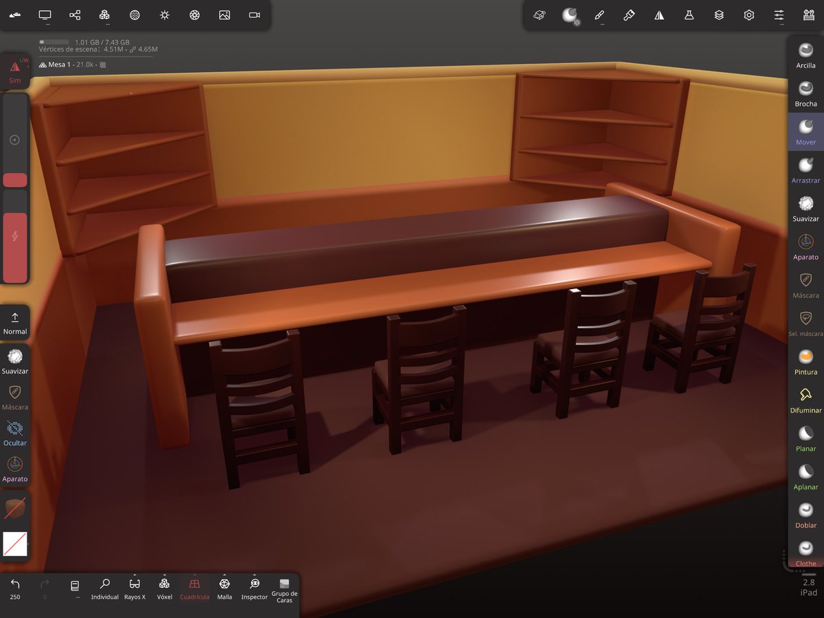 Que bueno que aprendí 3D por que ni de broma iba a poder hacer esto con solo aprender perspectiva y dibujarlo en 2D 😭🙏