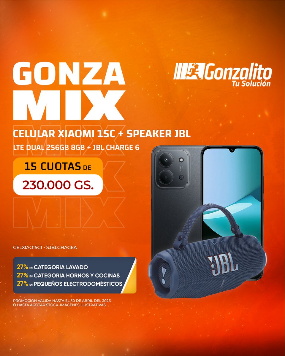jazdejpvillamil's tweet image. Tiendas Gonzalito y sus promociones de locura!!! 
Sin entrega inicial
Envío gratis 
Primera cuota recién pagas en Junio!

0984100731
Escribime