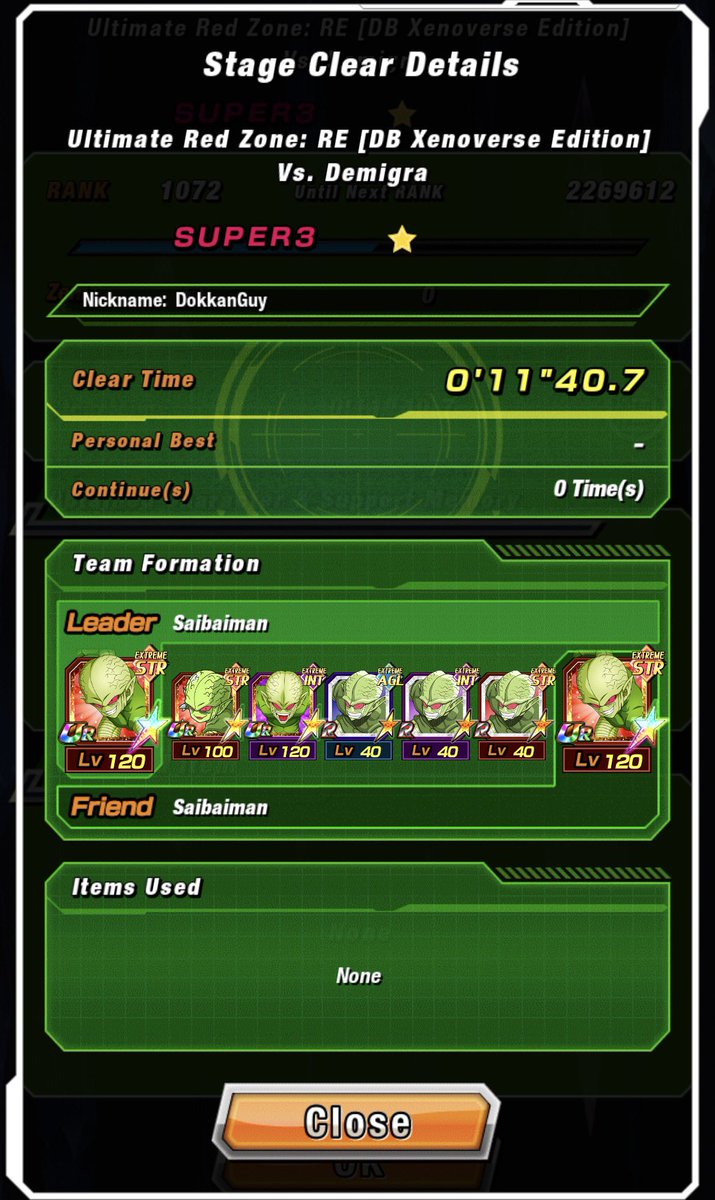 This new RedZone Kai is so tough I had to bust out the best team in the game

#SaibamanSweep