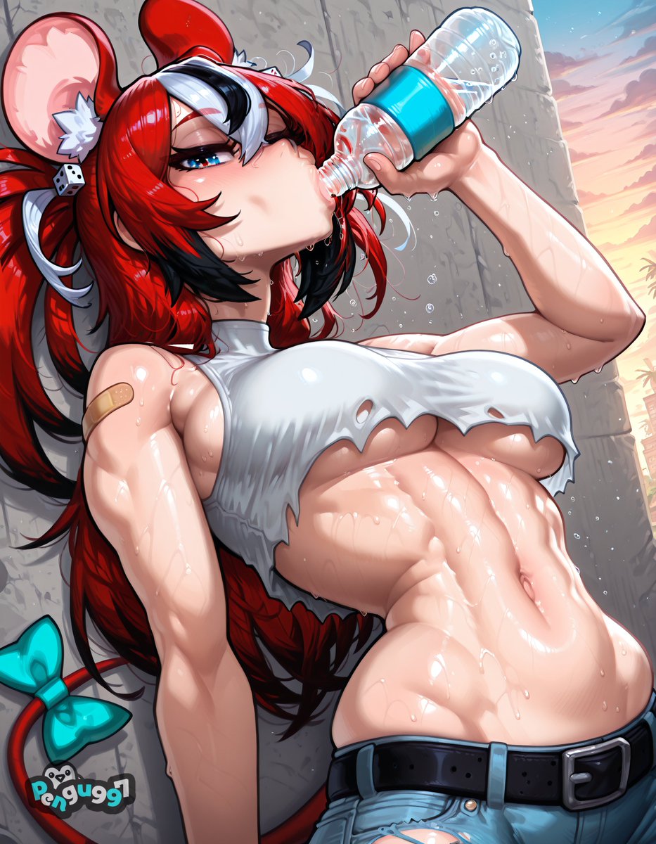 Careful Bae, it's getting hot out there~
#Hololive