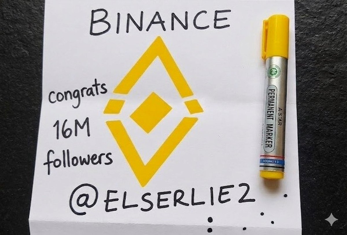 Elserliez's tweet image. Huge congrats on hitting 16M followers! 
The community just keeps growing. 📈💪
​#Binance 
#16Million  #LFG