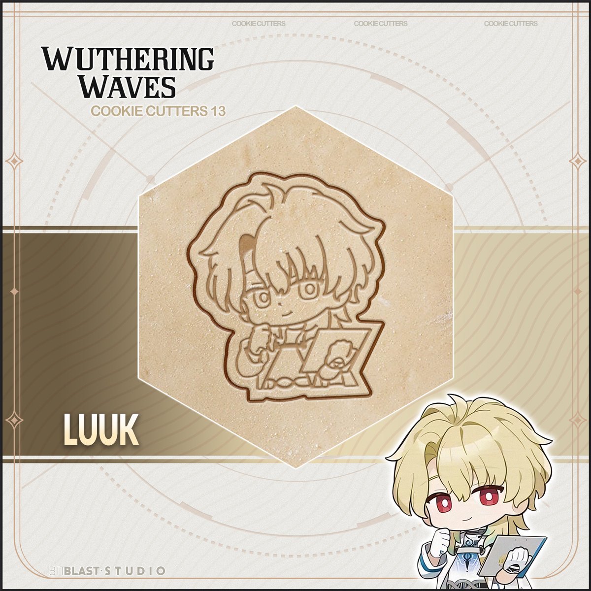 BitBlastStudio's tweet photo. 🌊 Wuthering Waves Cookie Cutters 13 • STL files ➡️ Download 3D print model: https://t.co/ktkcmbDdkK💡 #3DPrinting #3DPrinter #Printable #STLfile #WutheringWaves #WuWa #LuukHerssen #Luuk #Sigrika #LahaiRoi #CookieCutters https://t.co/VBNser2gUS