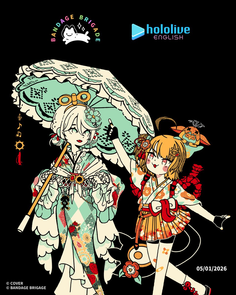 Bandage_Brigade's tweet image. Something exciting...! 👀

Bandage Brigade x hololive English -Justice- official collab featuring Gigi Murin &amp;amp; Cecilia Immergreen 👧🍵

Preorders open May 1st @ 5pm PT

#hololiveEN #holoJustice #gigimurin #ceciliaimmergreen