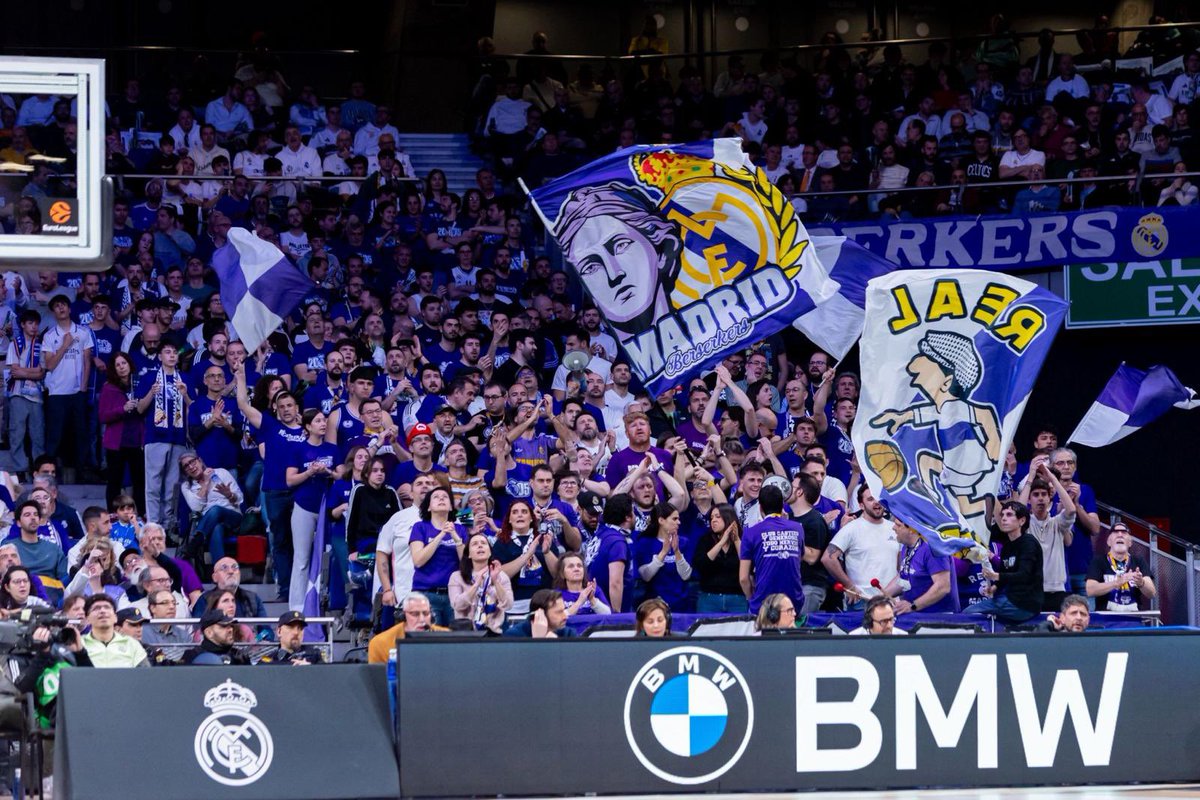 Llega el Playoff de Euroliga, la semana que todos estábamos esperando.

Tras una larga fase regular en la que nuestro equipo se ha ganado el derecho de tener ventaja de cancha y tras la lucha del Club por contar con el apoyo de su público, ahora nos toca a nosotros, MADRIDISTAS.