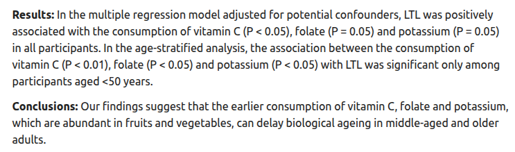 amarelowbr's tweet photo. Longitudinal associations between micronutrient consumption and leukocyte telomere length

https://t.co/dTY9AySniY https://t.co/dglxmR9hwK