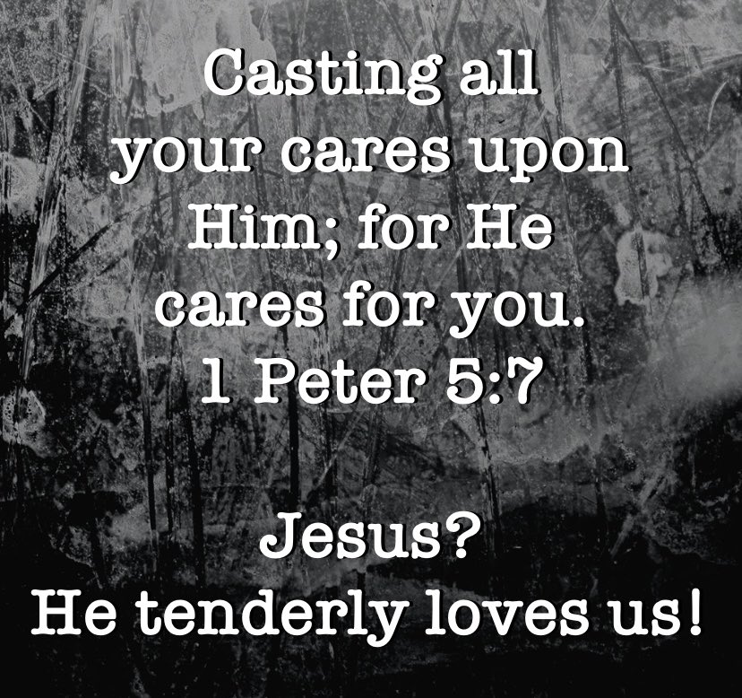 ChrisannDawson's tweet image. Toss your burdens on #Jesus ♥️♥️
