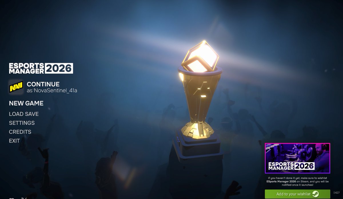 esportsmanager's tweet image. The update is LIVE. We already spotted flaky bug with AWP, will fix tomorrow in small update. Otherwise - if you see something strange or buggy - please report to discord channel "demo bugs". 
And don't forget to use new saves.
#em26 #esports #esportsmanager